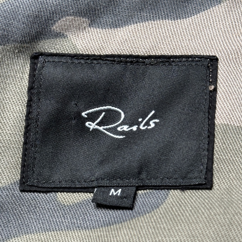 Rails Sage Camo Marcel Jacket Button Down With Fl… - image 5